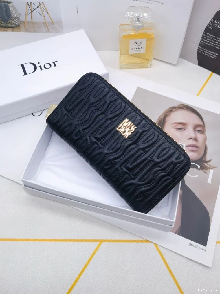 Dior Elegant Wallets Purse 86136 Christian 0629